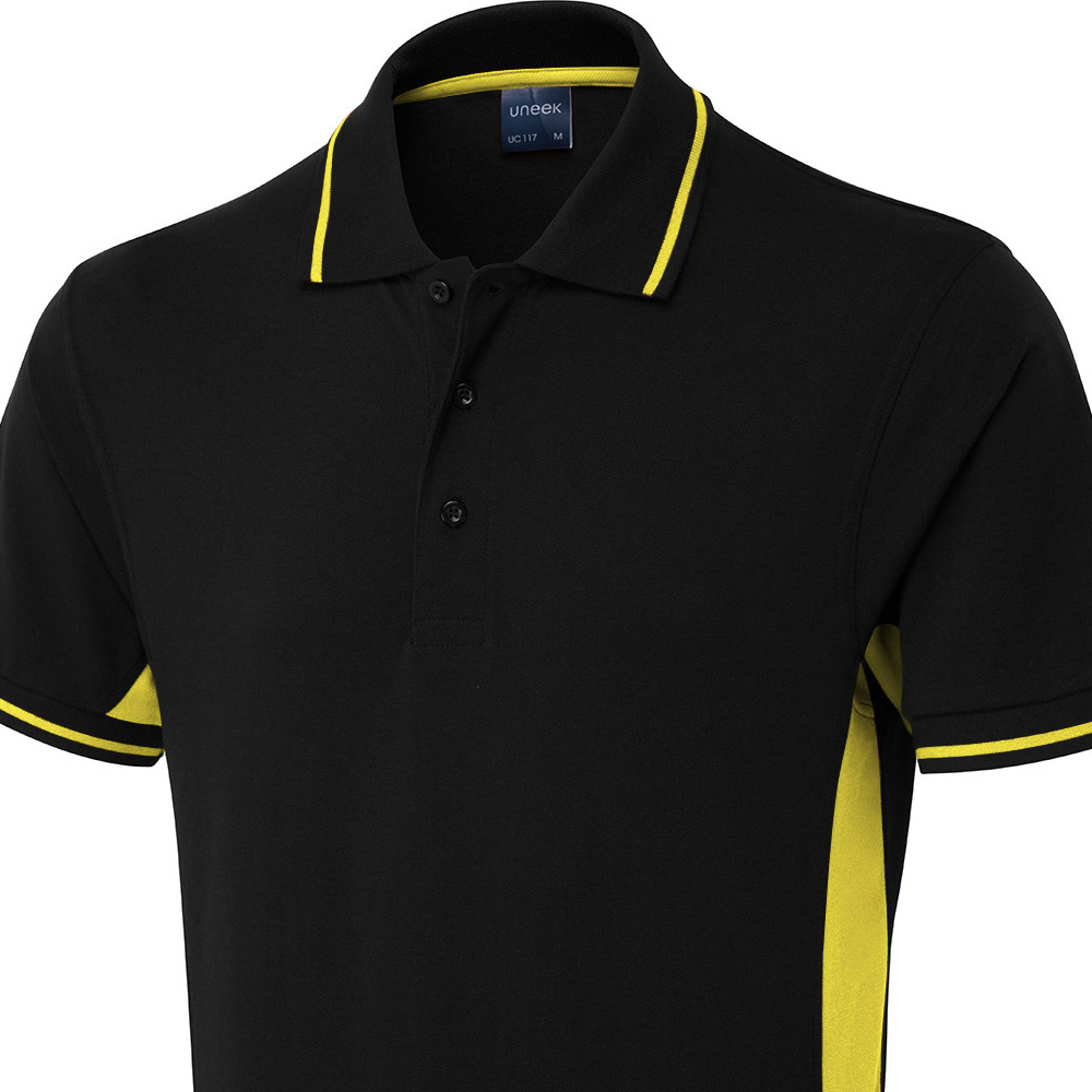 Uneek Two-Tone Polo Shirt UC117 | Total Workwear